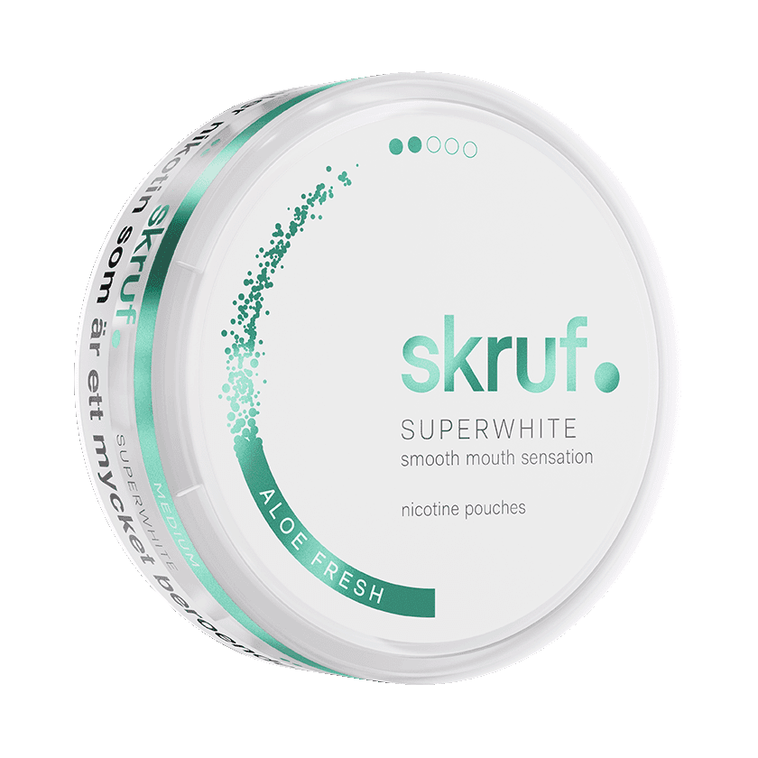 Skruf Super White Skruf SuperWhite Aloe Fresh – nikotinpåsar