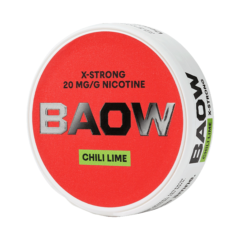 BAOW BAOW Chili Lime X-Strong Extra Strong – nikotinpåsar
