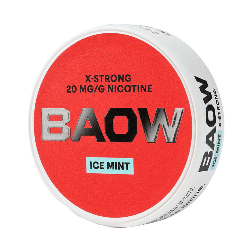 BAOW BAOW Ice Mint X-Strong Extra Strong – nikotinpåsar