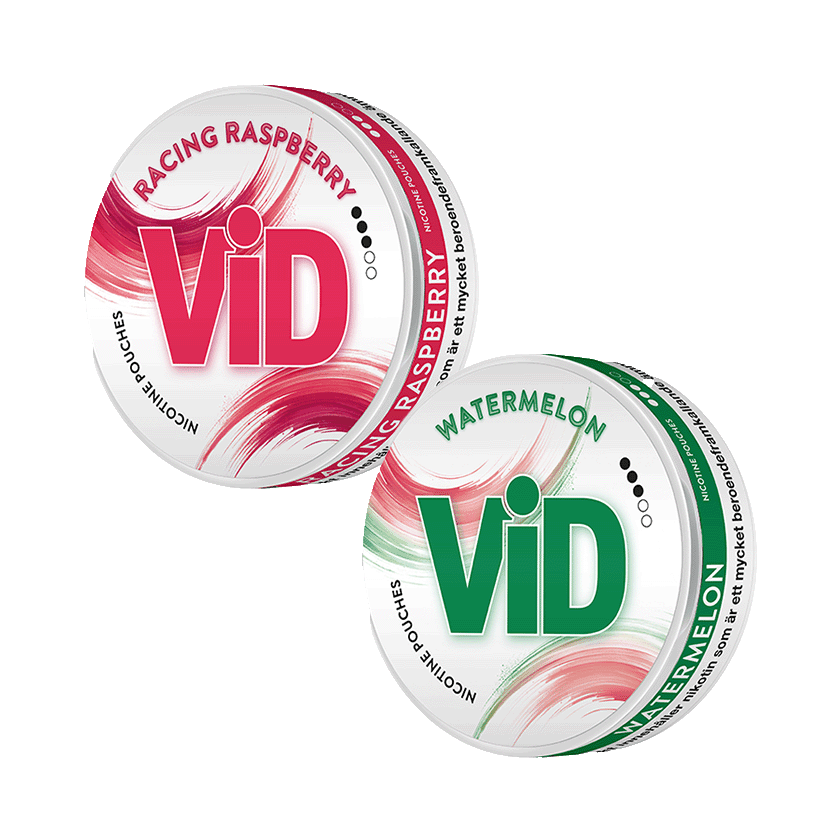 ViD Watermelon + Racing Raspberry Mixpack - nikotinpåsar