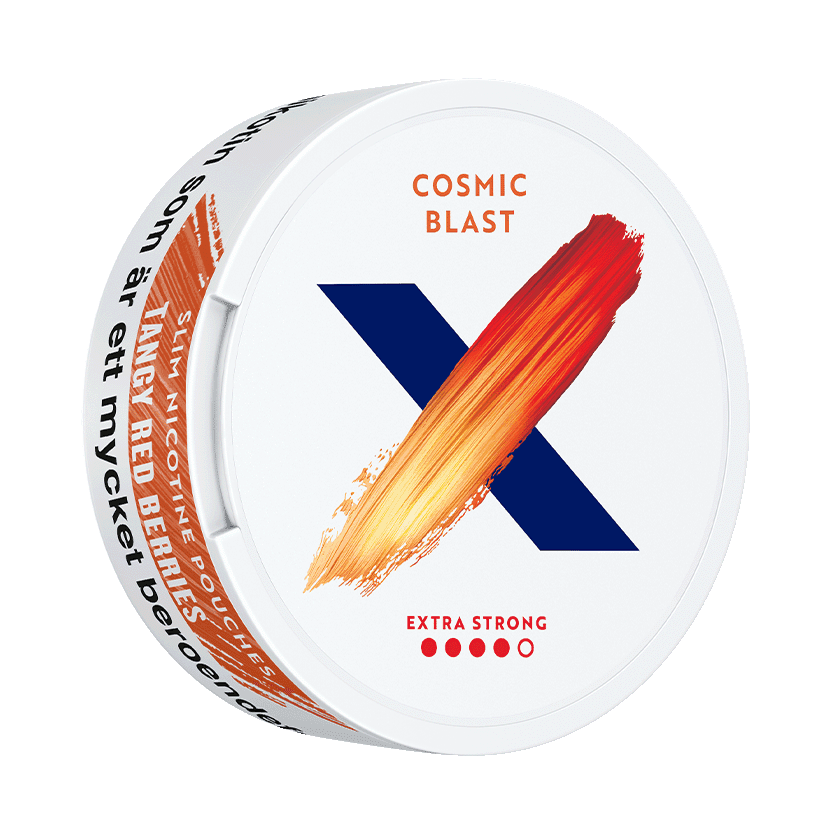 X All White X Cosmic Blast Extra Strong Extra Strong – nikotinpåsar