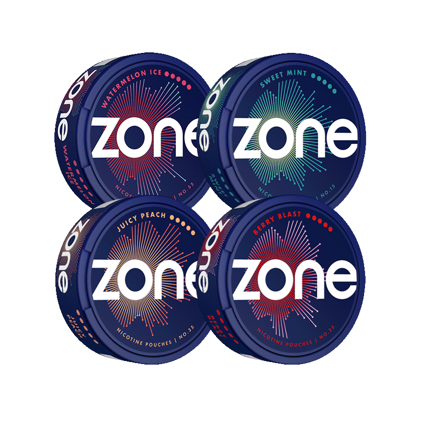 ZONE ZONE Mixpack Ultra Strong 4-pack Extra Strong – nikotinpåsar