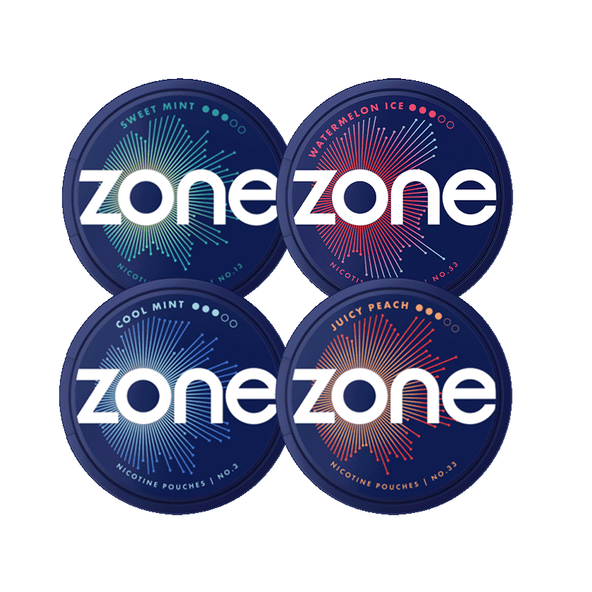 ZONE Mixpack Strong 4-pack - nikotinpåsar