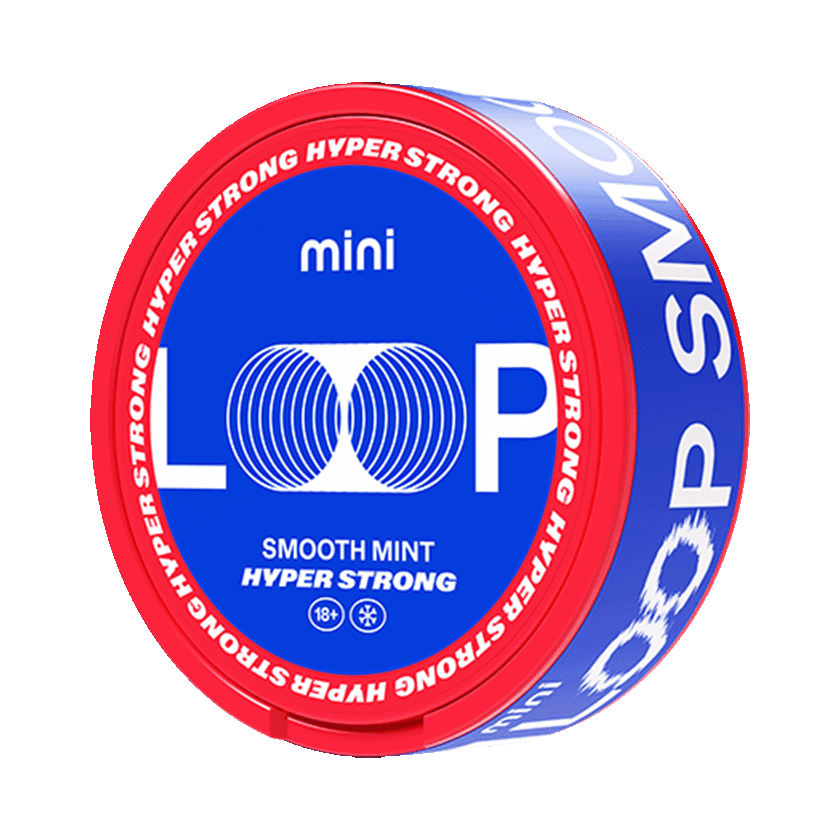 Loop Loop Smooth Mint Mini Hyper Strong Extra Strong – nikotinpåsar