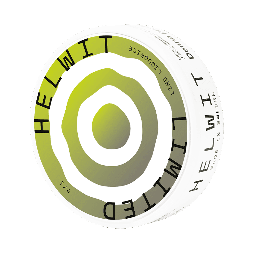 Helwit Helwit Lime Liquorice 3 Strong – nikotinpåsar