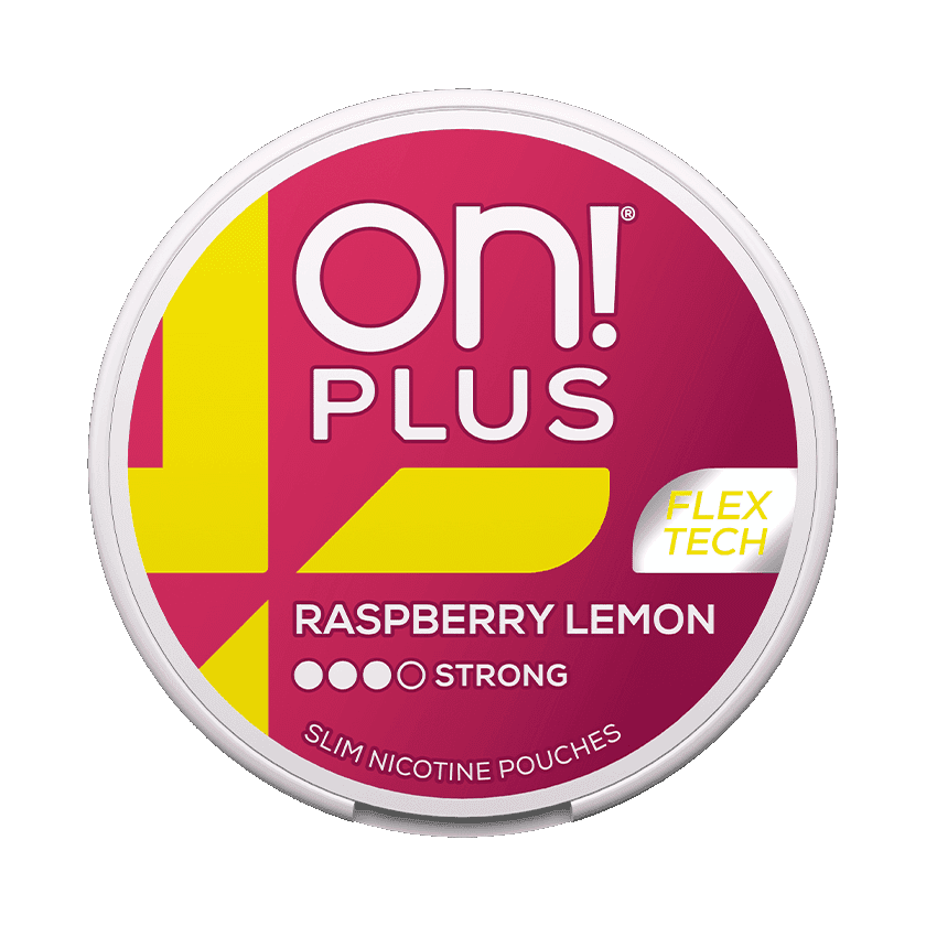 On! Plus Raspberry Lemon Strong - nikotinpåsar