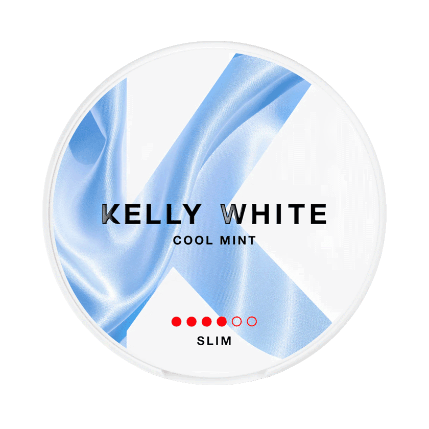 Kelly White Kelly White Cool Mint Slim 4 Extra Strong – nikotinpåsar
