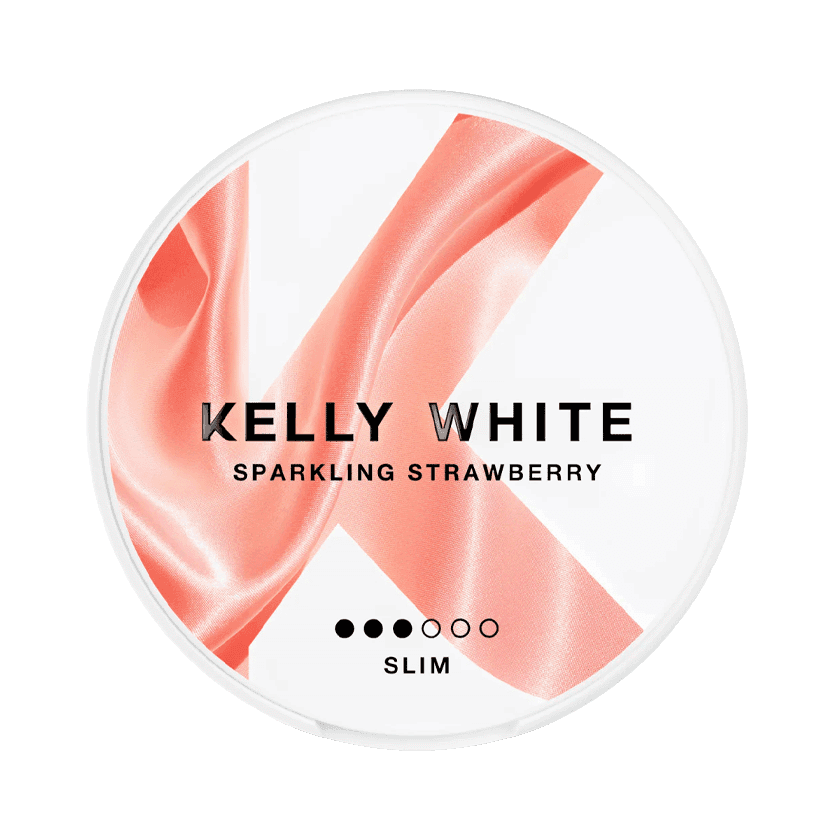 Kelly White Sparkling Strawberry 3 - nikotinpåsar