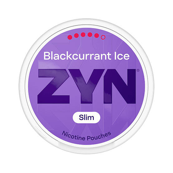 ZYN Zyn Blackcurrant Ice Slim 4 Strong – nikotinpåsar
