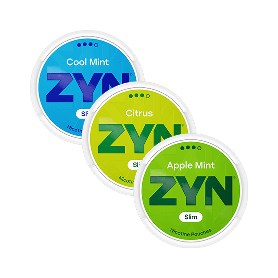 ZYN Slim S3 Fruity and Minty 3p - nikotinpåsar