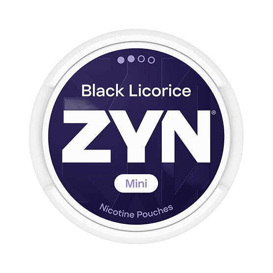 ZYN Black Licorice Mini S2 - nikotinpåsar