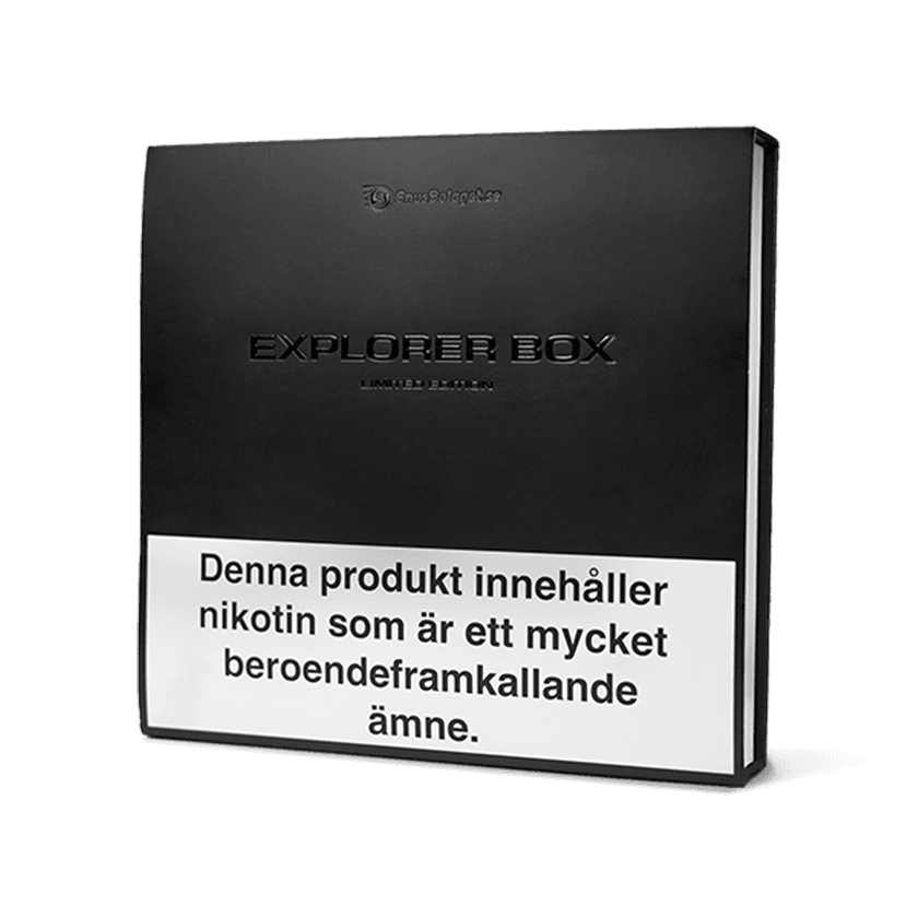 Snusbolagets Boxar Explorer Box No.4 Strong – nikotinpåsar