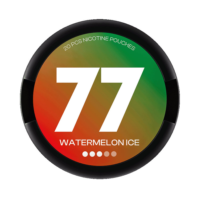 77 Nicotine Pouches 77 Nicotine Pouches Watermelon Ice S3 Strong – nikotinpåsar