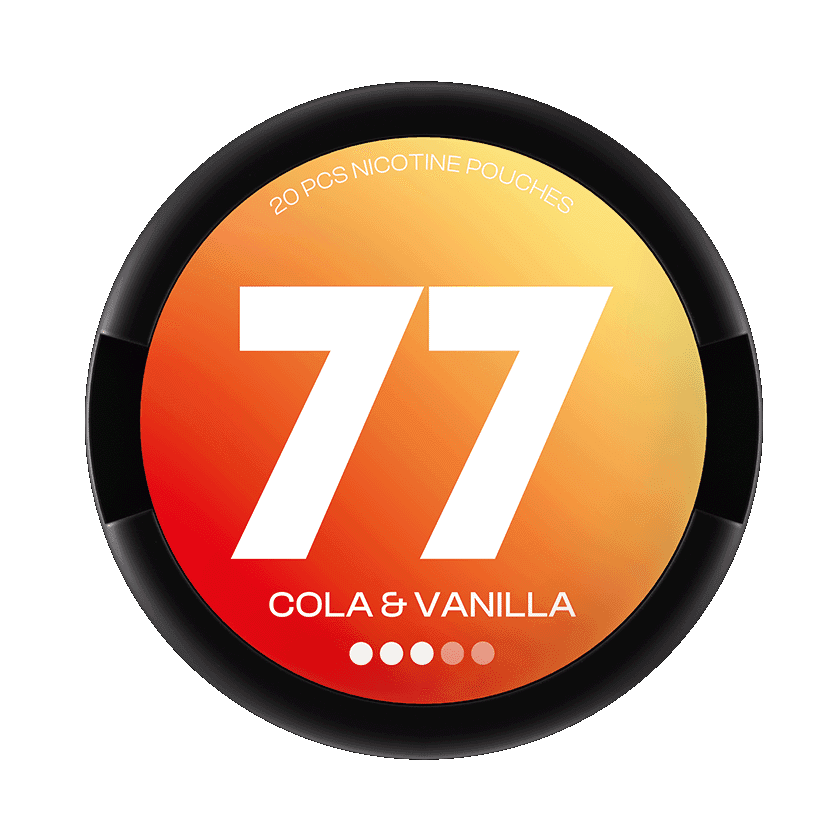 77 Nicotine Pouches Cola & Vanilla S3 - nikotinpåsar