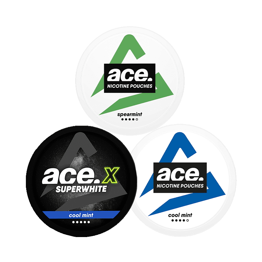 Ace Superwhite ACE X Mint Mixpack 3-pack Light – nikotinpåsar