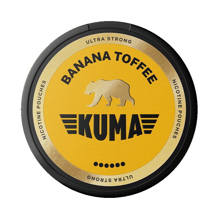 KUMA Banana Toffee Ultra Strong - nikotinpåsar