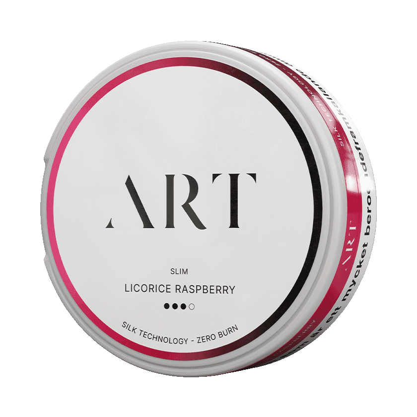 ART Licorice Raspberry S3 - nikotinpåsar
