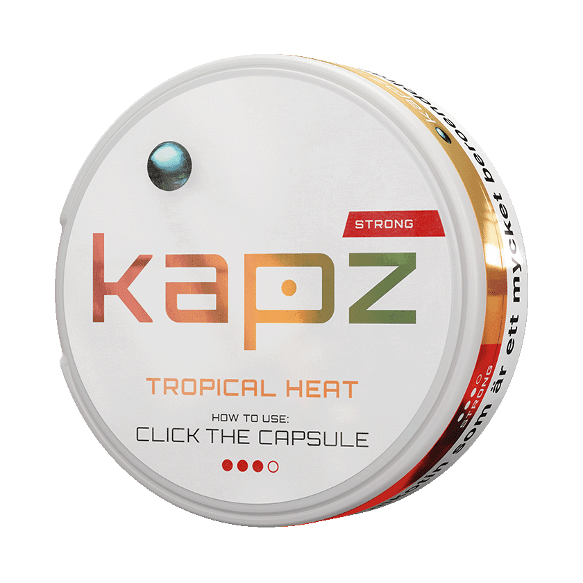 Kapz Tropical Heat Mini Strong - nikotinpåsar
