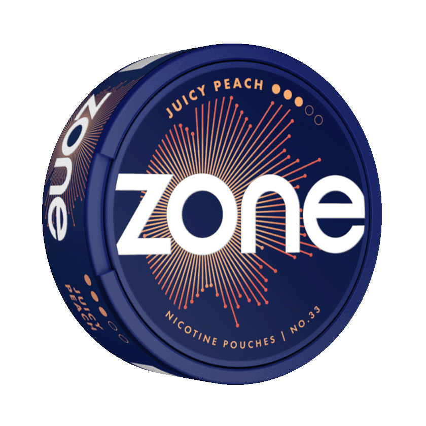 ZONE No33 Juicy Peach S3 - nikotinpåsar
