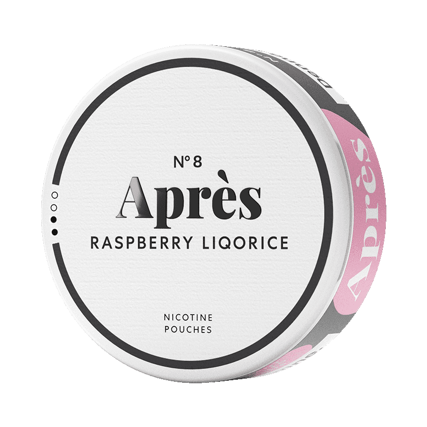 Après No.8 Raspberry Liqorice S2 - nikotinpåsar