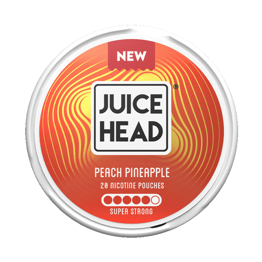 Juice Head Juice Head Peach Pineapple 14mg Super Strong Extra Strong – nikotinpåsar