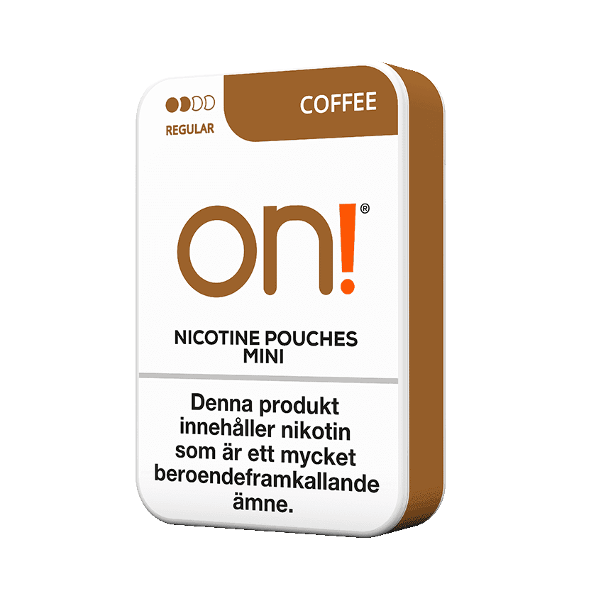 On! Coffee Mini 3mg Regular - nikotinpåsar