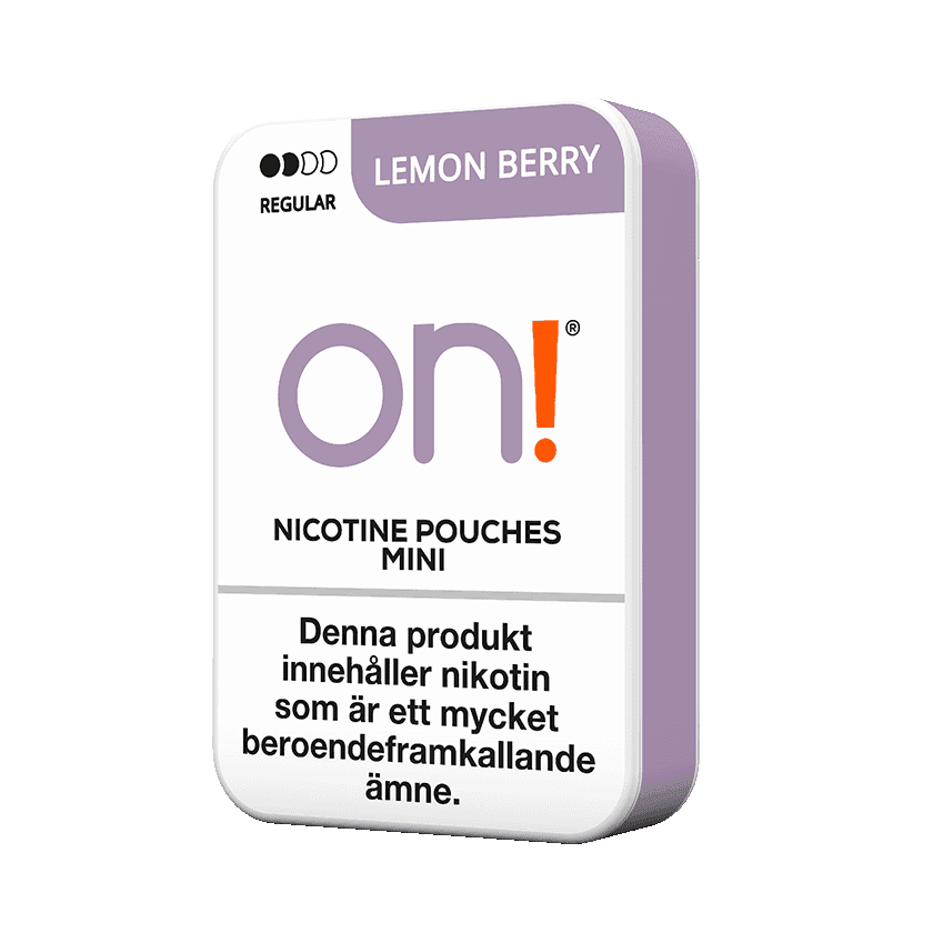 On! Lemon Berry Mini 3mg Regular - nikotinpåsar