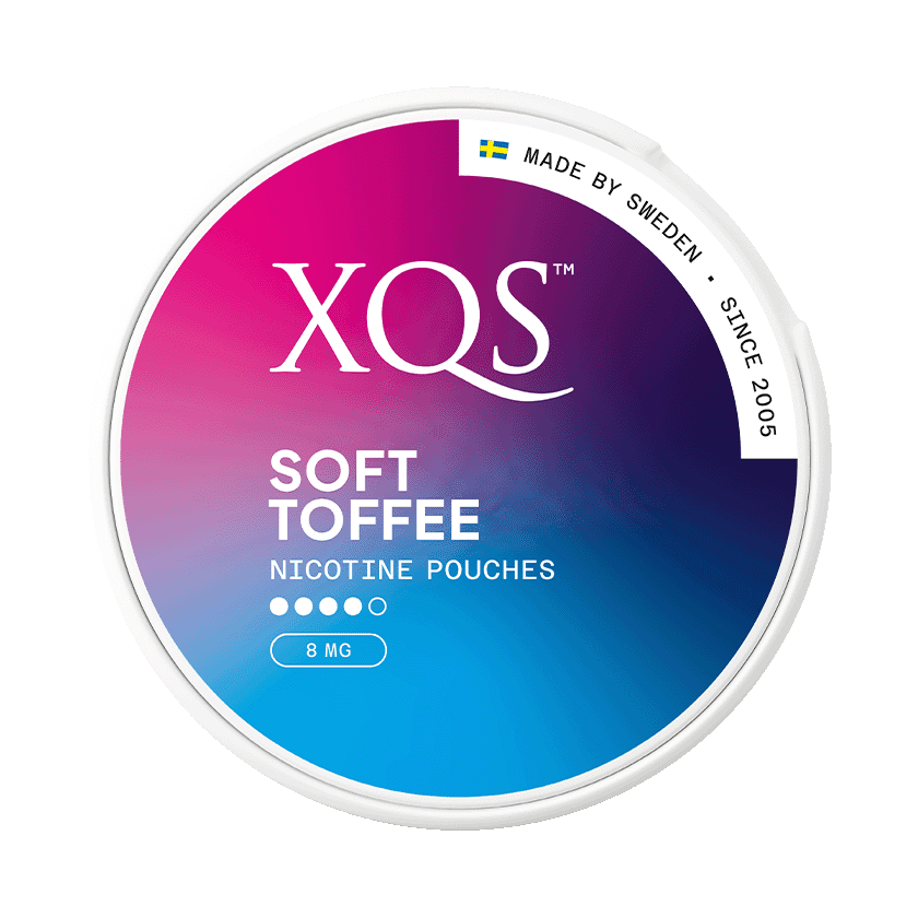 XQS Soft Toffee Slim Strong - nikotinpåsar