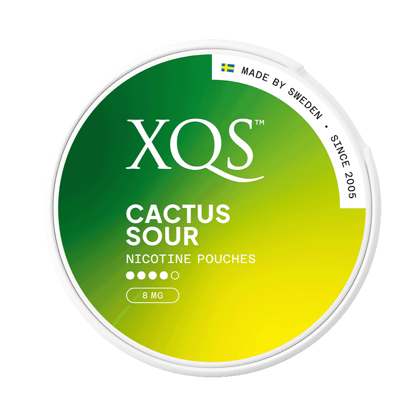 XQS Cactus Sour Slim Strong - nikotinpåsar