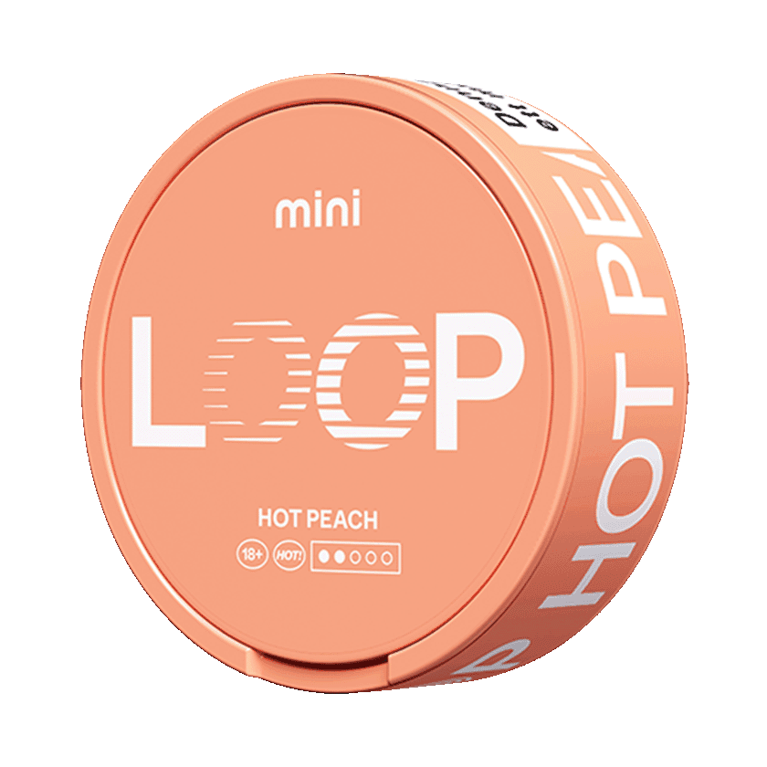 Loop Hot Peach Mini - nikotinpåsar