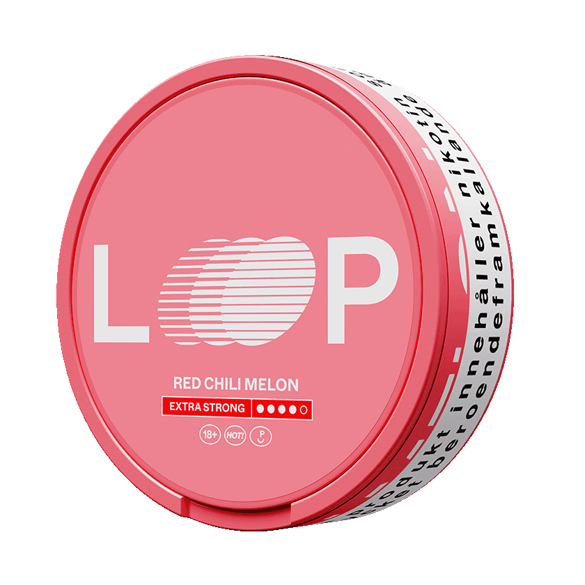 Loop Loop Red Chili Melon Extra Strong Strong – nikotinpåsar