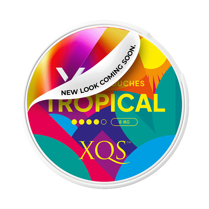 XQS Tropical Slim Strong - nikotinpåsar