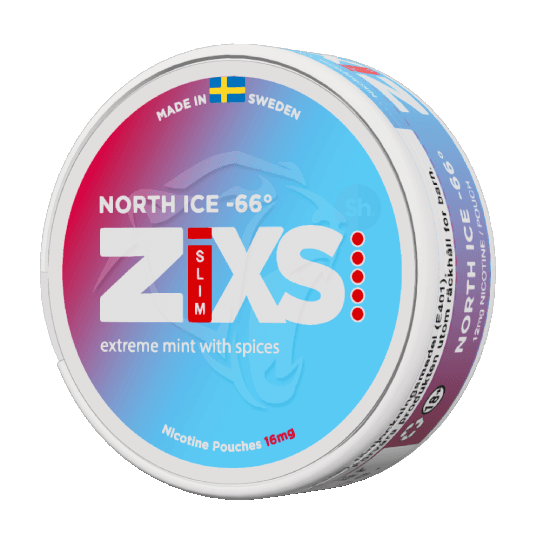 ZIXS ZIXS Slim North ICE -66 #5 Extra Strong – nikotinpåsar